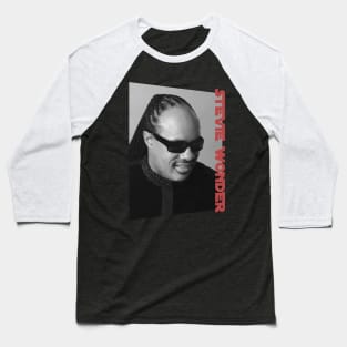 stevie wonder monochrome style Baseball T-Shirt